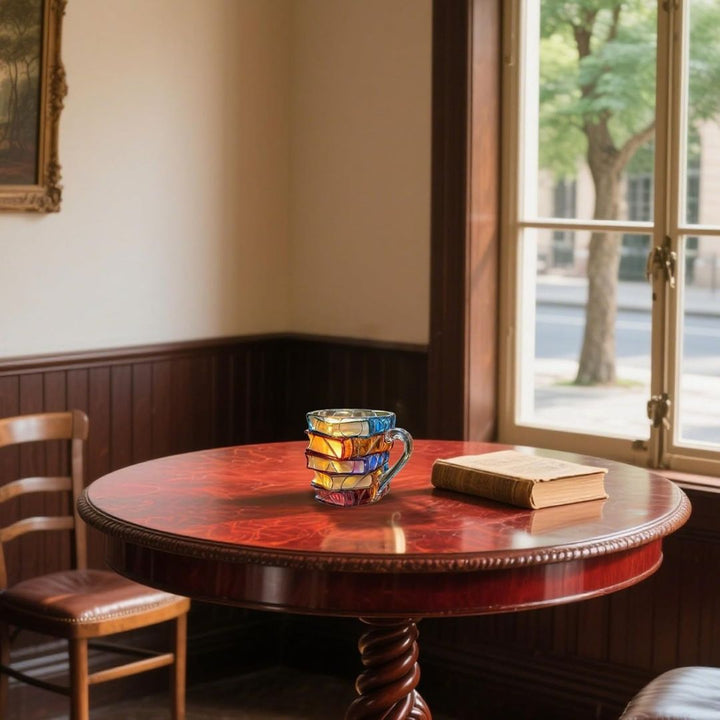 Caneca de Leitura 3D Artesanal de Felicidade - Original