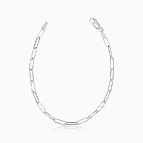 Pulseira de elos venezianos | Ouro Branco