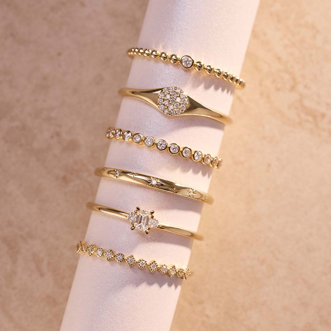 Anel de bolhas | Ouro