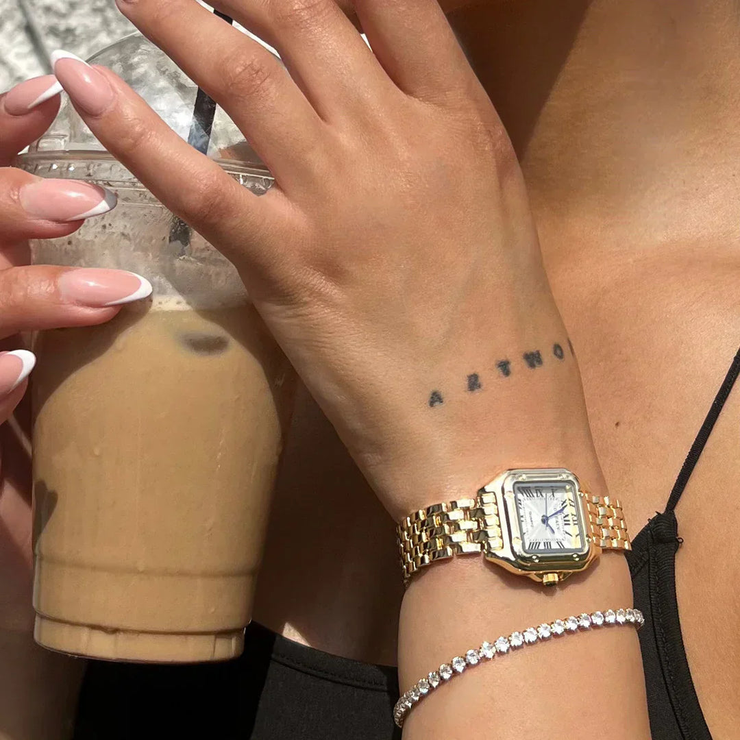 Fienna Relógio | Ouro Branco