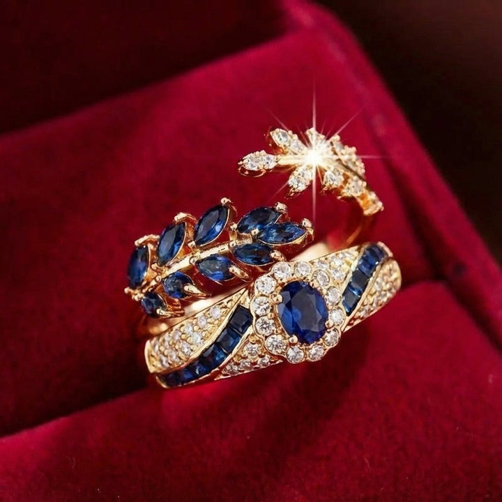 Avelisse Moraziel conjunto de anéis | ouro